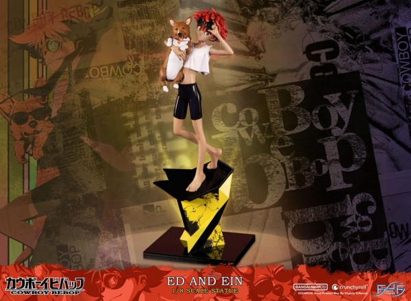 Cowboy Bebop - Ed & Ein Statue: First 4 Figures