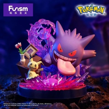 Pokémon - Gengar & Mimigma Statue / Prime Figur: FUNISM Pokémon - Gengar & Mimigma Statue / Prime Figur: FUNISM