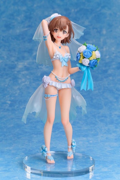 A Certain Scientific Railgun T - Mikoto Misaka Statue / Wedding Swimsuit Version: A Dimension