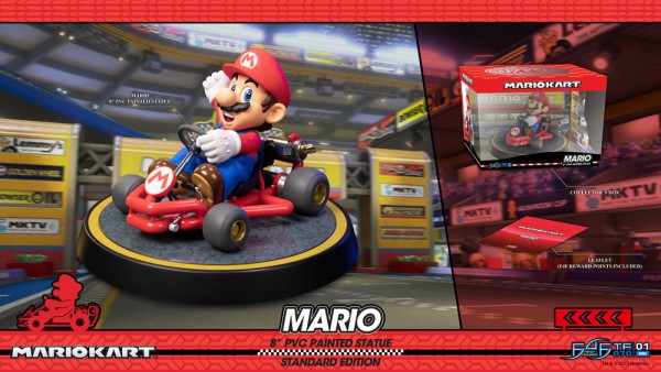 Mario Kart - Mario Statue / Standard Edition [BESCHÄDIGTE VERP.]: First 4 Figures