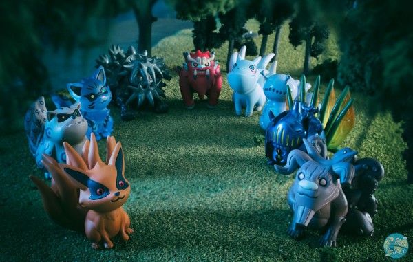 Naruto Shippuden - Naruto Minifiguren - 11er-Pack Naruto & Bijuu: MegaHouse-Copy