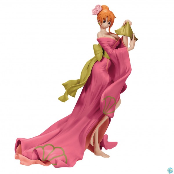 One Piece - Nami Figur - Waso Komachi / Pinke Version: Banpresto