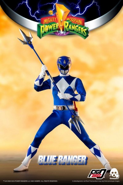 Mighty Morphin Power Rangers - Blue Ranger Actionfigur / FigZero: ThreeZero