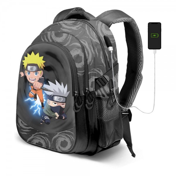 Naruto Shippuden - Rucksack / Naruto & Kakashi running: Karactermania