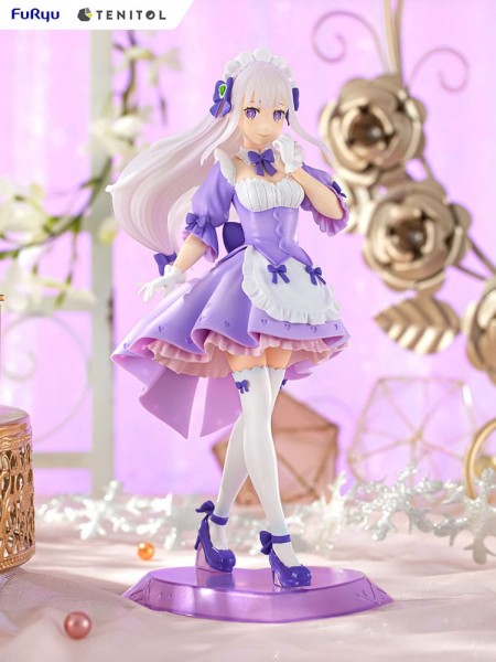 Re:Zero Starting Life in Another World - Emilia Statue / Tenitol Maid Version: Furyu-