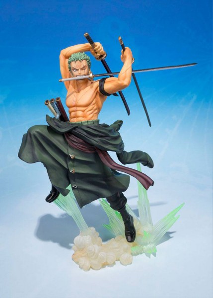 One Piece - Zorro Figur - Figuarts ZERO / Battle Version *Ultra-gari*: Bandai