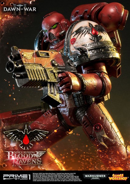 Warhammer 40K Dawn of War III - Space Marine Blood Ravens Statue: Prime 1 Studio