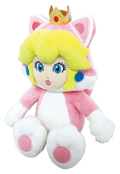 Super Mario - Cat Peach Plüschfigur: Sanei