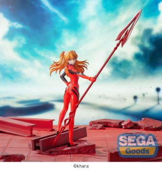 Evangelion: 3.0+1.0 Thrice Upon a Time - Asuka Statue / Luminasta - x Spear of Longinus: Sega Evangelion: 3.0+1.0 Thrice Upon a Time - Asuka Statue / Luminasta - x Spear of Longinus: Sega