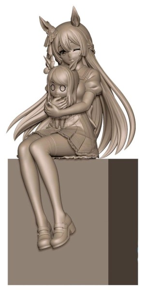 Umamusume - Satono Diamond Statue / Pretty Derby XStellar - Sitting Ver.: Sega