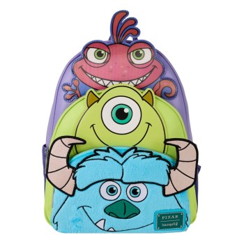 Monster AG - Mike Sulley and Randall Mini Rucksack: Loungefly Monster AG - Mike Sulley and Randall Mini Rucksack: Loungefly