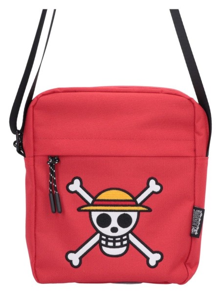 One Piece - Luffy Jolly Roger Umhängetasche / Red: Nemesis Now