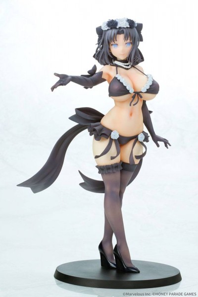 Shinobi Master Senran Kagura New Link - Yumi Statue / Wedding 2018 Black Version: Q-Six