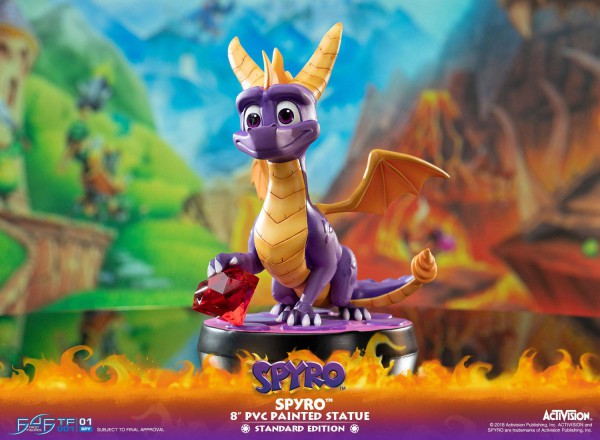 Spyro the Dragon - Spyro Statue: First 4 Figures