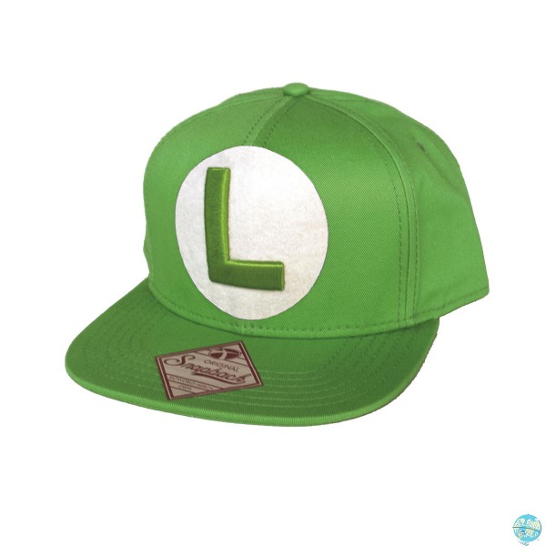 Nintendo - Luigi Hip Hop Cap L - Snap Back: Bioworld