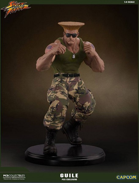 Street Fighter - Guile Statue / PCS Exclusive: Pop Culture Shock