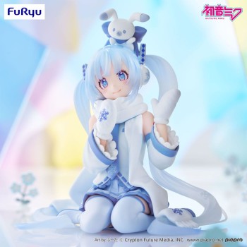 Hatsune Miku - Snow Miku Noodle Stopper Figur / Sky Town 10th Version: Furyu Hatsune Miku - Snow Miku Noodle Stopper Figur / Sky Town 10th Version: Furyu