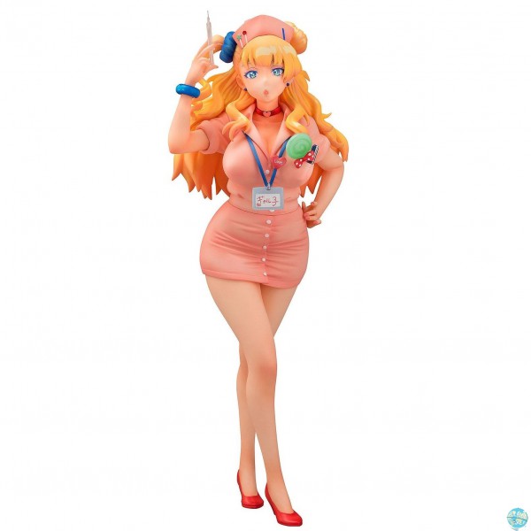 Please Tell Me! Galko-chan - Galko Statue - Nurse Style: AquaMarine