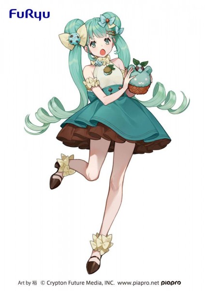 Vocaloid - Hatsune Miku Figur / SweetSweets Series - Chocolate Mint: Furyu