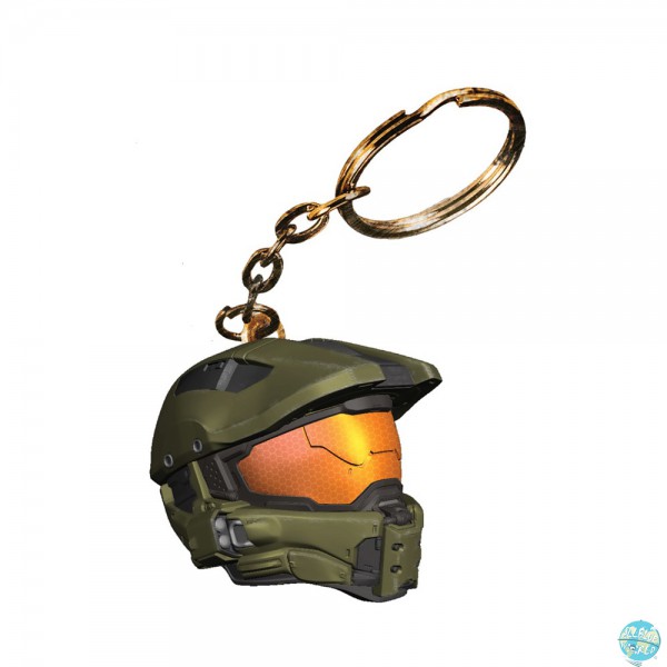 Halo 4 A Crowded Coop Vinyl Schlüsselanhänger Master Chief Helmet 4cm