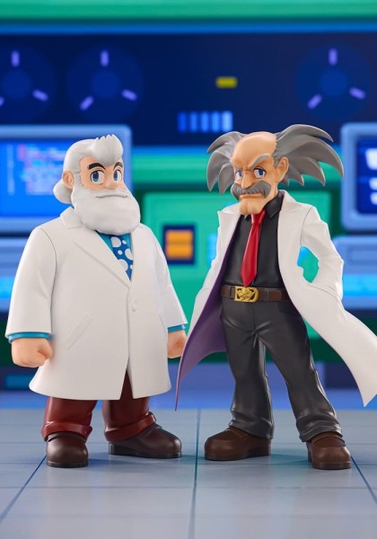 Mega Man - Dr. Wily & Dr. Light Statue / Oshi Works: Kotobukiya