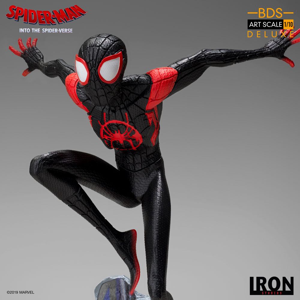 13cm Ml Anime Figure Spider Man Action Figurine Sofbinal Spiderman Miles  Morales Statue Across The Universe Collectble Model Toy