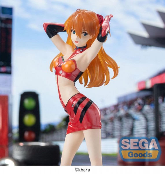 Evangelion - Racing Asuka Shikinami Langley Figur / Luminasta - Pit Walk: Sega