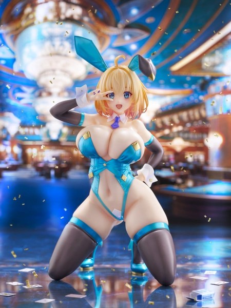 Original Character - Sophia F. Shirring Statue / KoiKoi -Sakura - Blue Bunny Ver.: KoiKoi
