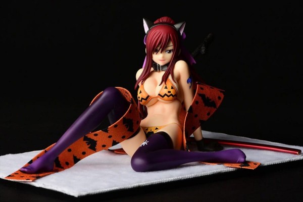 Fairy Tail - Erza Scarlet Statue / Halloween CAT Gravure_Style Version: Orca Toys