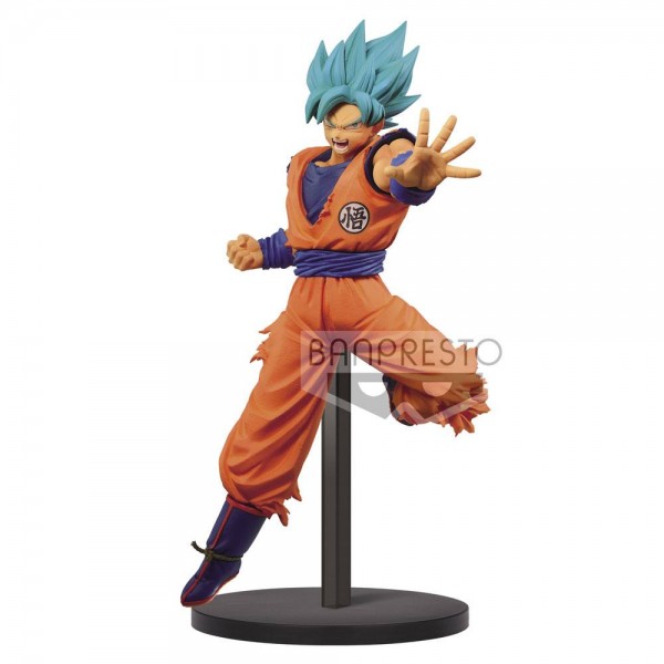 Dragon Ball Super - SSGSS Son Goku Figur / Chosenshiretsuden: Banpresto