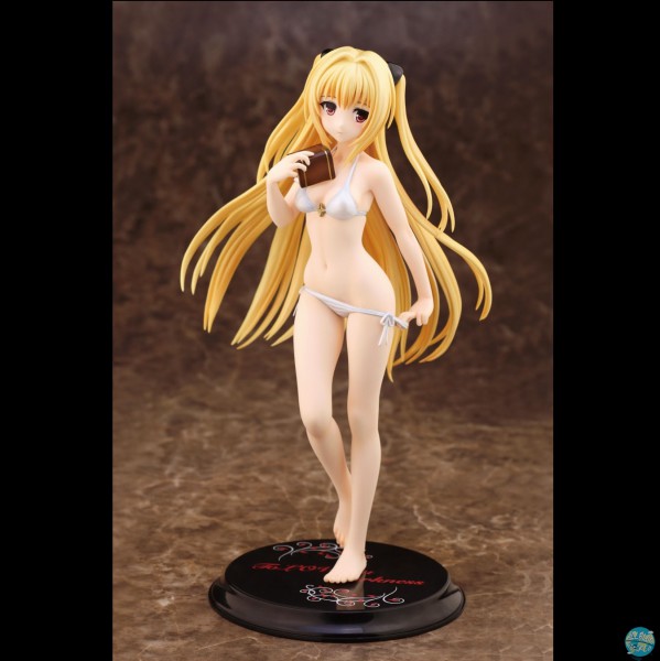 To Love-Ru Darkness - Golden Darkness Statue / White Swimsuit Version [LEICHT BESCH. VERPACKUNG]: Al