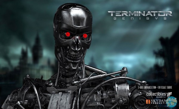 Terminator Genesis - T800 Endoskelett Statue *Limited*: Silver Fox Collectibles