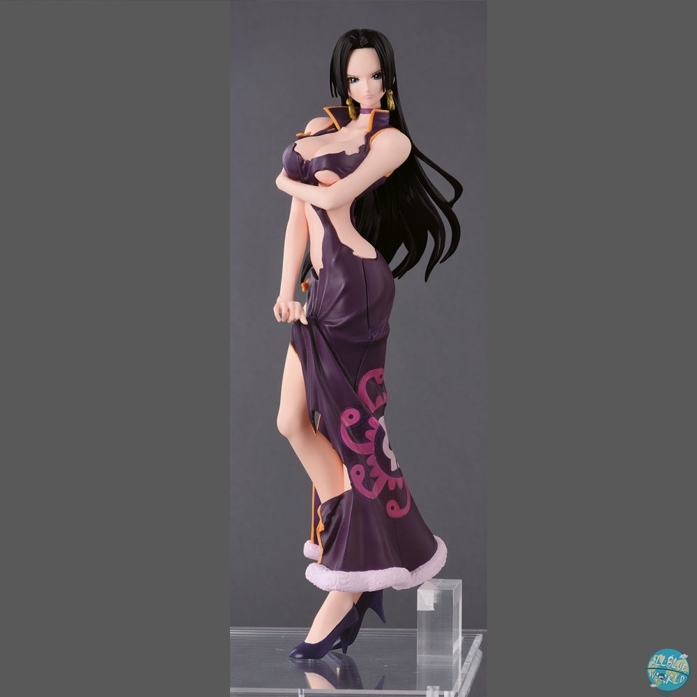 One Piece Glitter Glamours Boa Hancock Crash Style Figure Purple Dress Ver One Piece Glitter Glamours Boa Hancock Crash Style Figure Purple Dress Ver