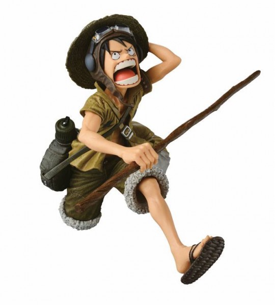 One Piece - Ruffy Figur - Scultures Big Zoukeio / Army Color: Banpresto