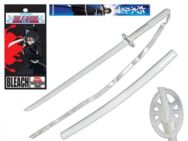 Bleach - Rukia Bankai Sode no Shirayuki Schaumstoff-Schwert mit Holzgriff / Cosplay: NETLARP