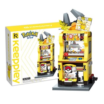 Pokémon - PIKACHU CLAW MACHINE Set: KEEPPLEY BLOCK Pokémon - PIKACHU CLAW MACHINE Set: KEEPPLEY BLOCK