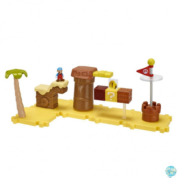 Mario Bros U Microland Welt W1-Layer Cake Desert