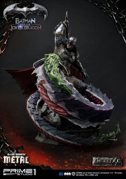 Dark Nights: Metal - Batman Versus Joker Dragon Statue / Deluxe Version: Prime 1 Studio