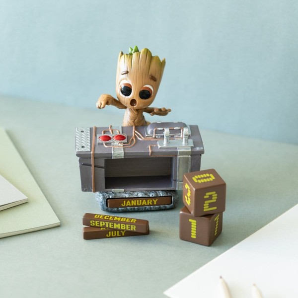 Marvel 3D Ewiger - Groot Death Button Kalender: Grupo Erik