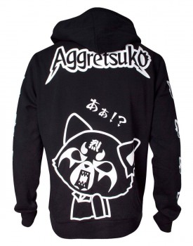 Vorschau: Aggretsuko - Kapuzenjacke Größe XL / Motiv Sleeve Faces: Difuzed Vorschau: Aggretsuko - Kapuzenjacke Größe XL / Motiv Sleeve Faces: Difuzed