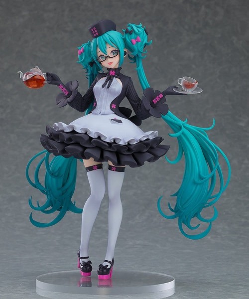 Character Vocal Series 01 - Hatsune Miku Statue / Pop Up Parade Glasses x Café Ver.: Good Smile Comp