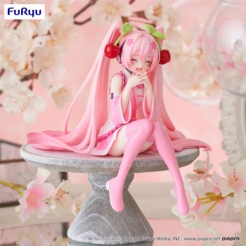 Hatsune Miku Noodle Stopper - Sakura Miku 2023 Statue Smile Ver.: Furyu Hatsune Miku Noodle Stopper - Sakura Miku 2023 Statue Smile Ver.: Furyu