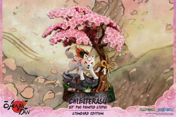 Okamiden - Chibiterasu Statue: First 4 Figures