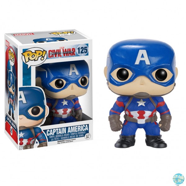 Captain America Civil War - Captain America Figur - POP!: Funko