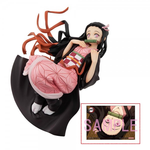 Demon Slayer Kimetsu no Yaiba - Nezuko Kamado Statue / G.E.M - Palm Size - Ver.2 DLX : MegaHouse-C