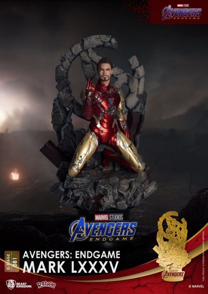 Avengers: Endgame - Toy Stark / Iron Man Mark LXXXV Diorama / D-Stage: Beast Kingdom Toys