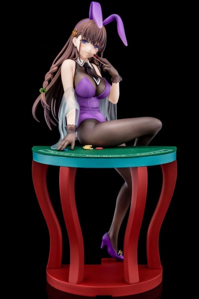 The Demon Sword Master of Excalibur Academy - Elfine Phillet Statue / wearing flower's purple bunny