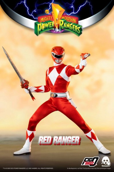 Mighty Morphin Power Rangers - Red Ranger Actionfigur / FigZero: ThreeZero