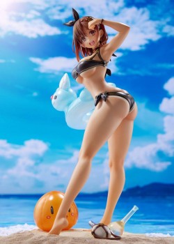 Atelier Ryza 2 Lost Legends & The Secret Fairy - Ryza Statue / Black Swimwear Tanned Version: Spirit Atelier Ryza 2 Lost Legends & The Secret Fairy - Ryza Statue / Black Swimwear Tanned Version: Spirit