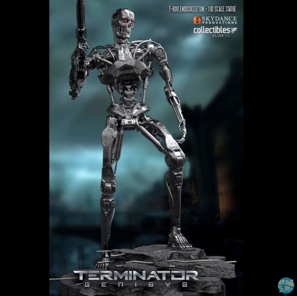 Terminator Genesis - T800 Endoskelett Statue *Limited*: Silver Fox Collectibles